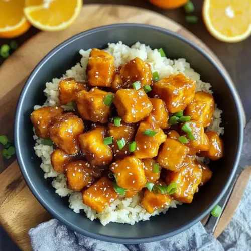 Vegan Orange Chicken (Tofu)