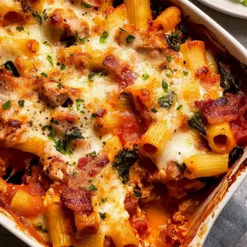 Chicken pasta bake