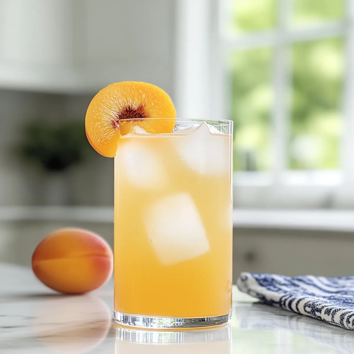 Apricot Lemonade Mocktail