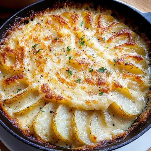 Parmesan Potato Stacks In Muffin Tin