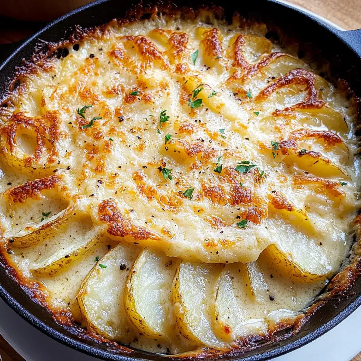 Parmesan Potato Stacks In Muffin Tin
