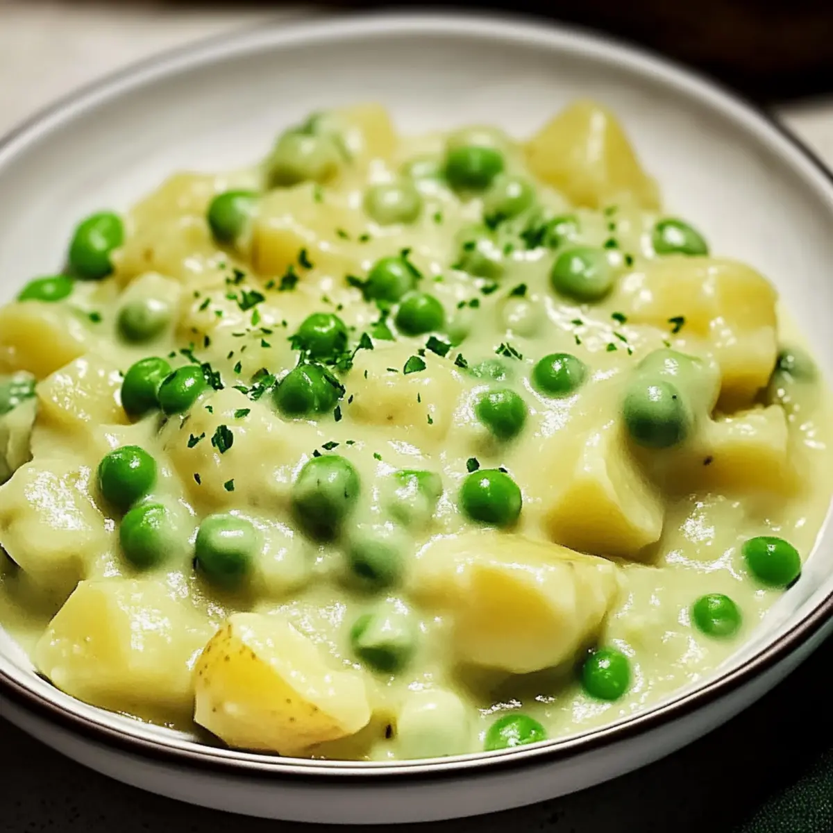 Creamed Peas and Potatoes