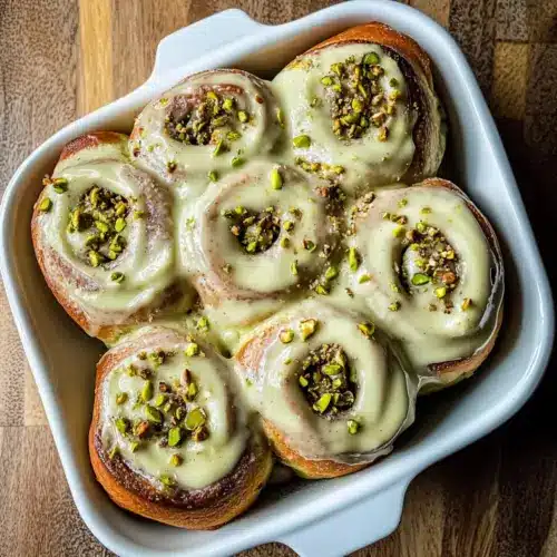 Pistachio Cream Cinnamon Rolls