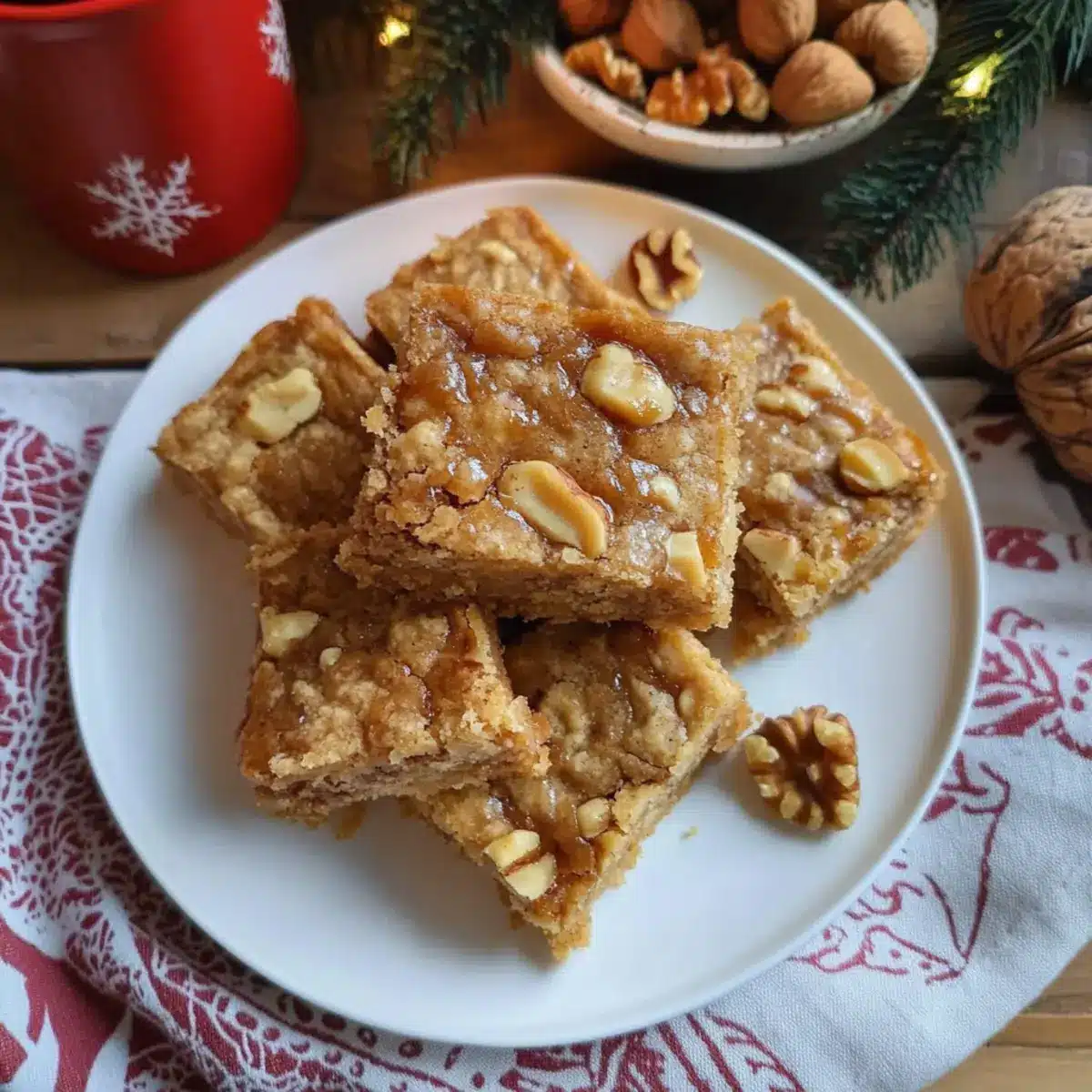 Maple Walnut Bars