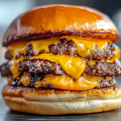 Crispy Diner-Style Double Cheeseburger