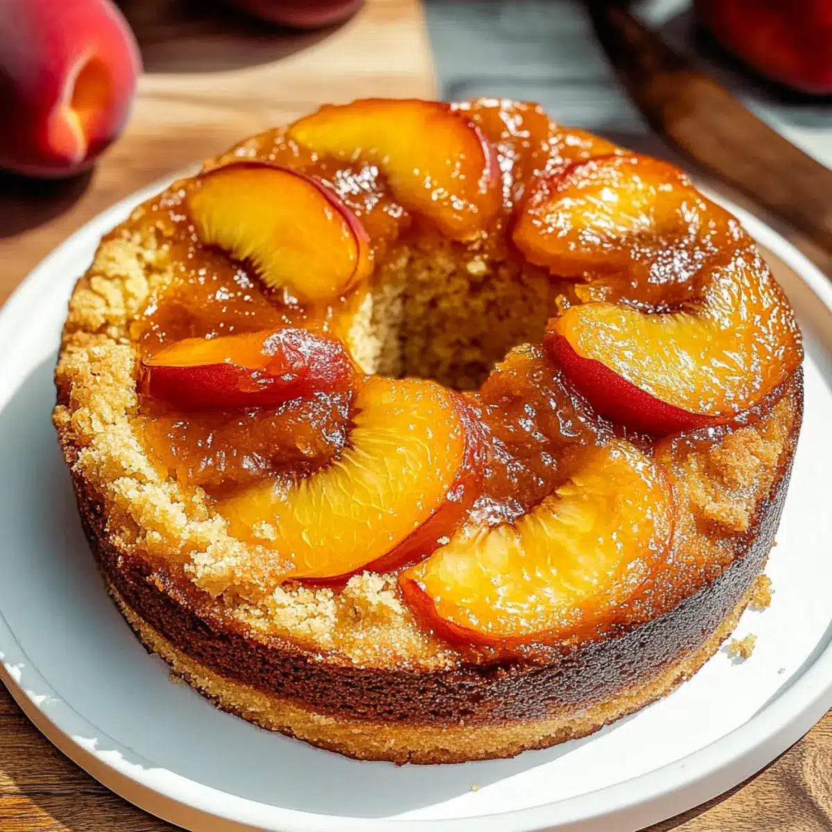 Peach Cobbler Pound Cake