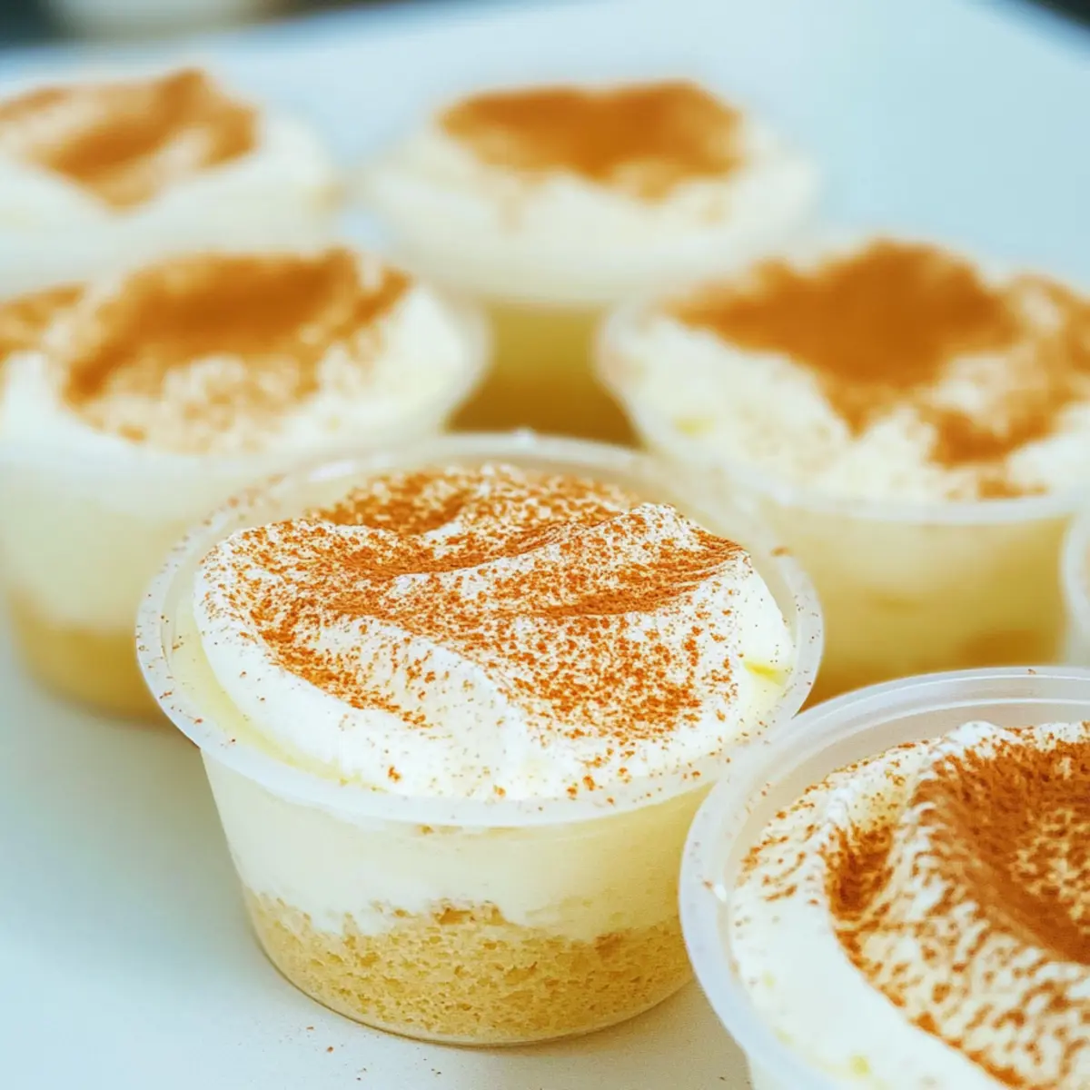 Tres Leches Dessert Cups