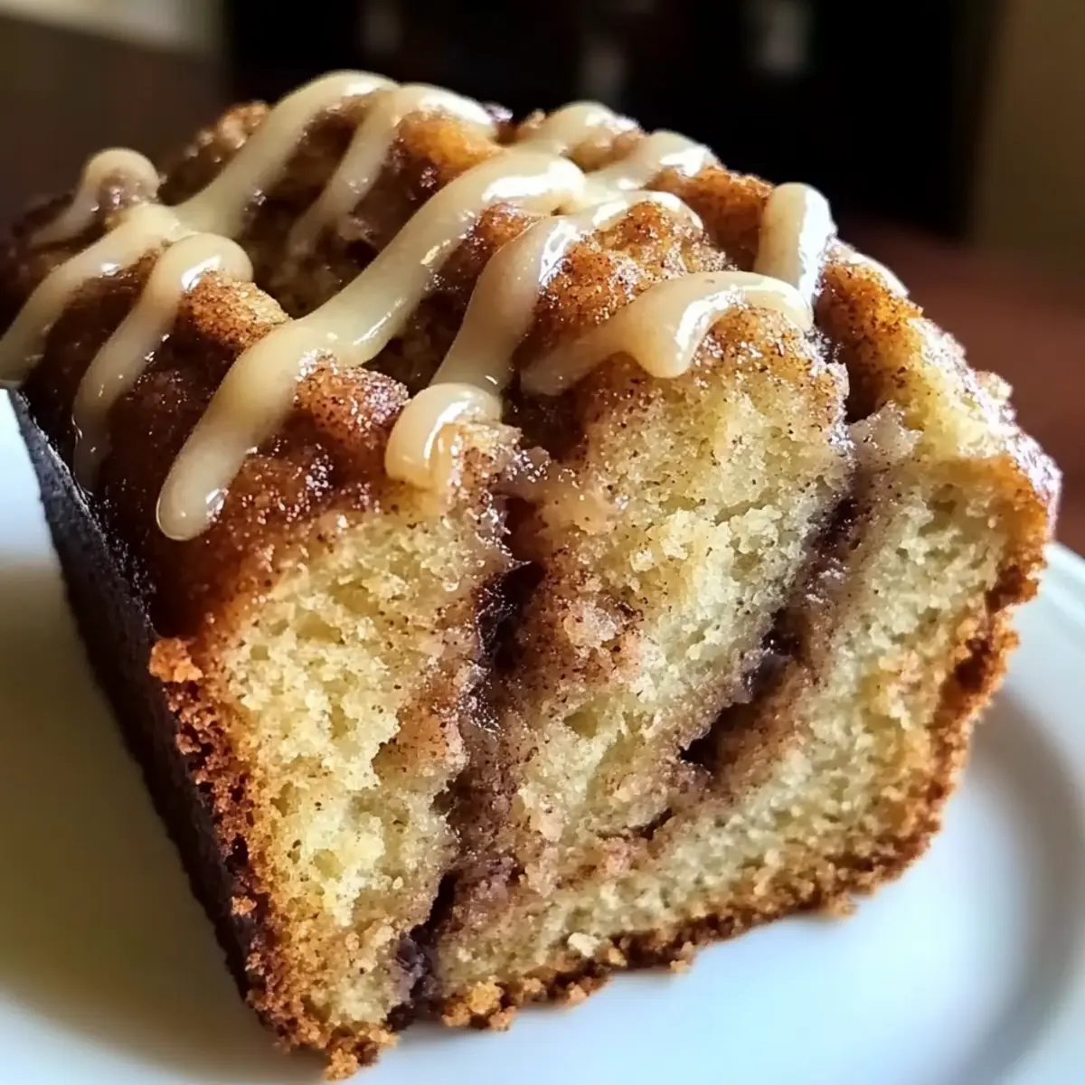 Cinnamon Roll Banana Bread