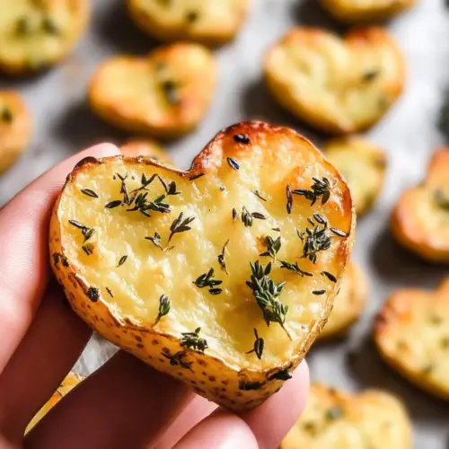 Heart-Shaped Roasted Herb Potatoes