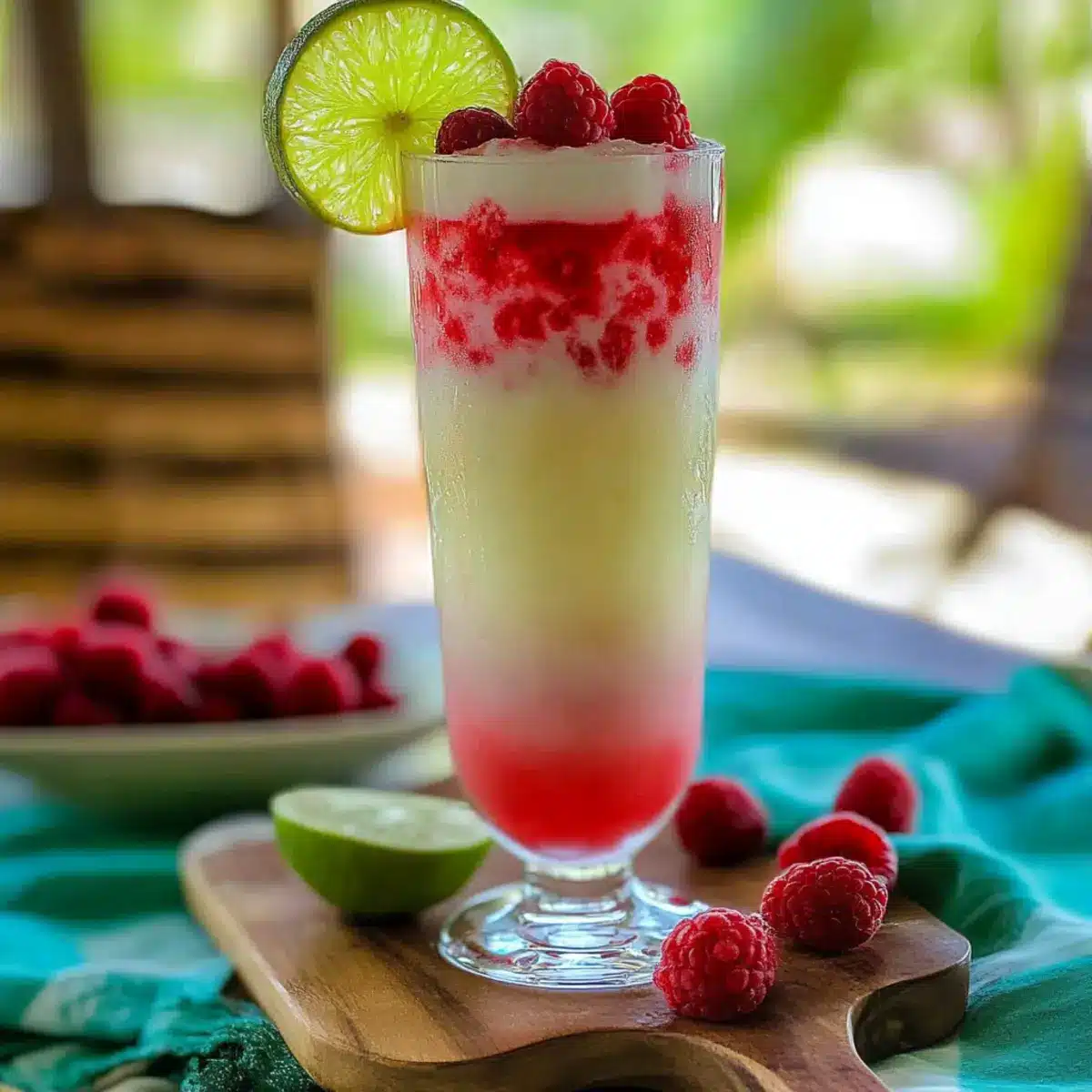 Coco-Raspberry Colada