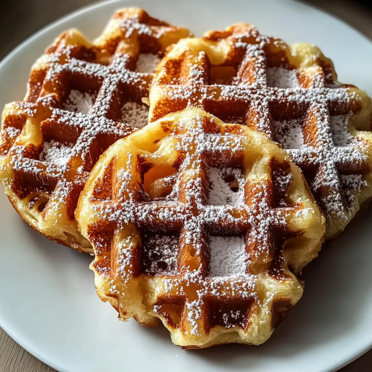 Apple Fritter Waffle Donuts