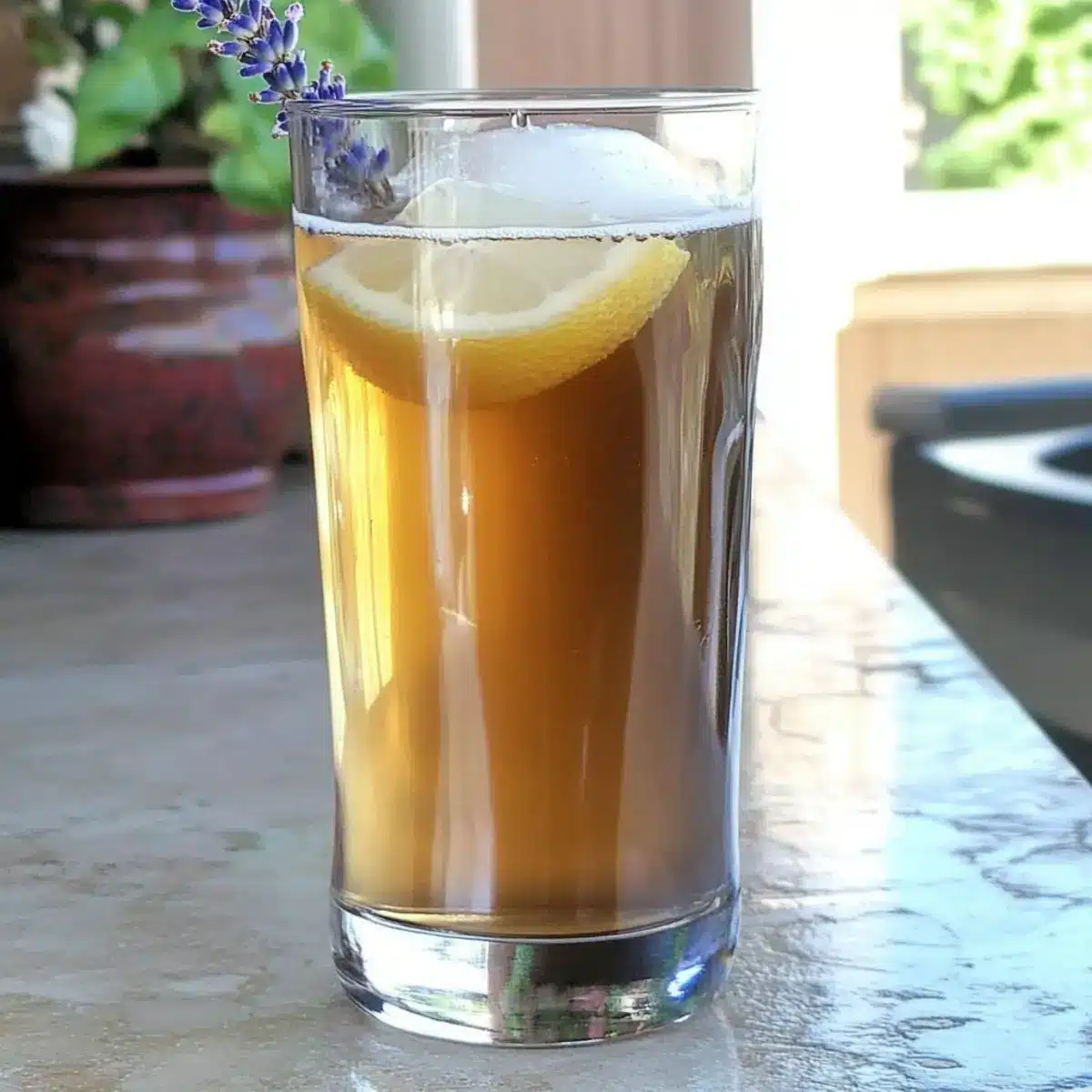 Lavender Iced Tea