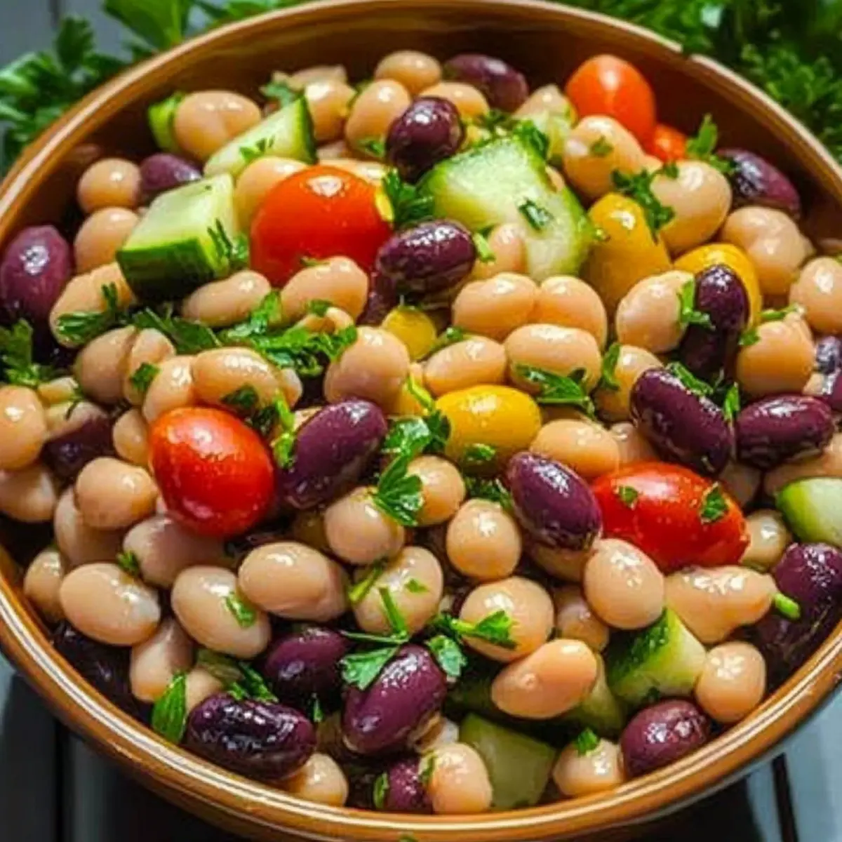 Mediterranean Bean Salad