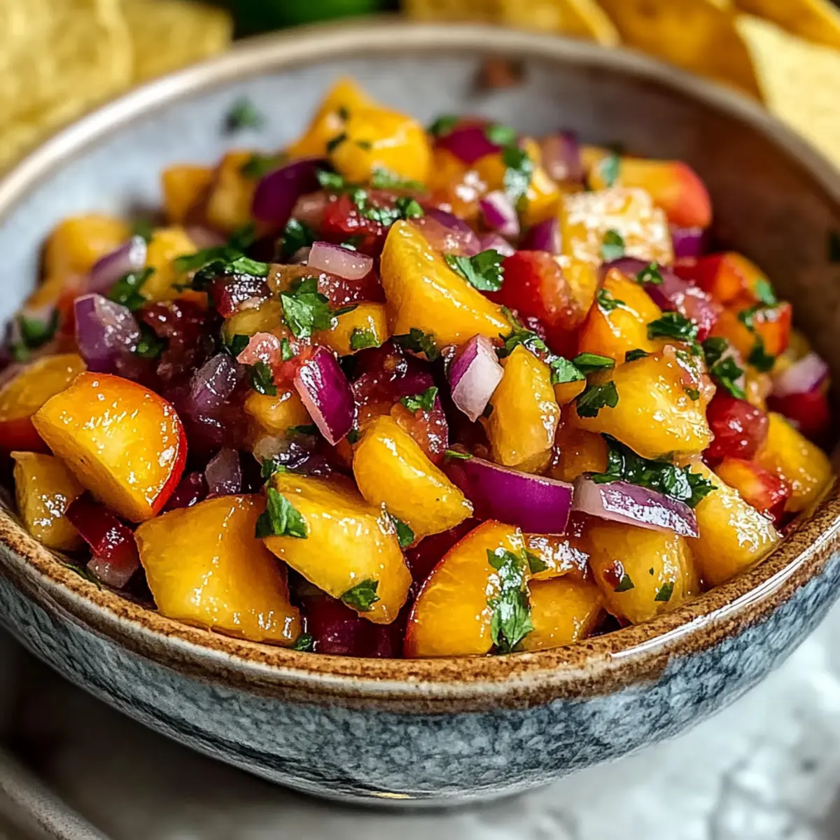 Fresh Peach Salsa