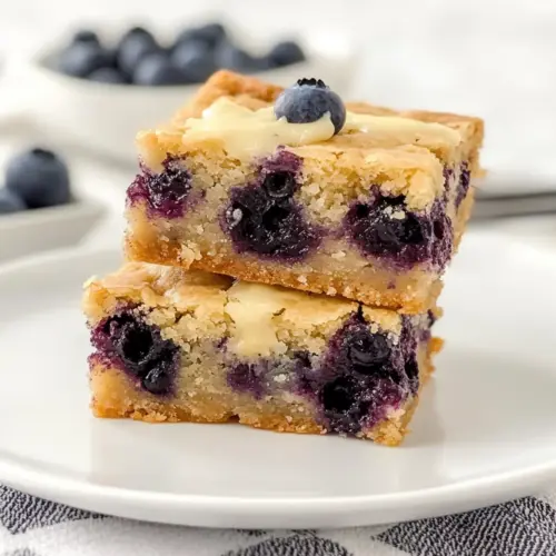 Blueberry Blondies
