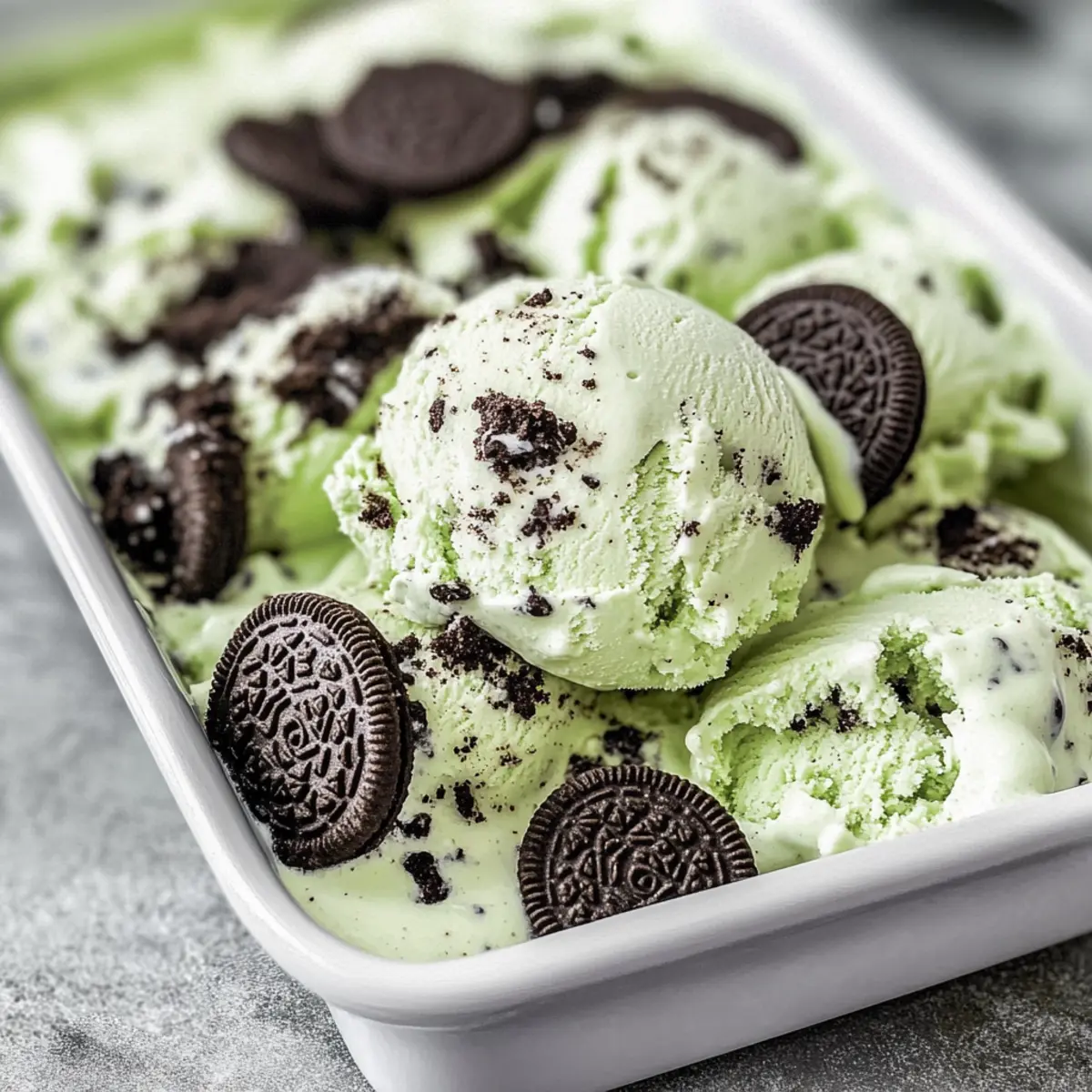Mint Cookies and Cream Ice Cream