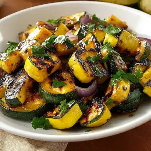 Charred Summer Squash and Zucchini