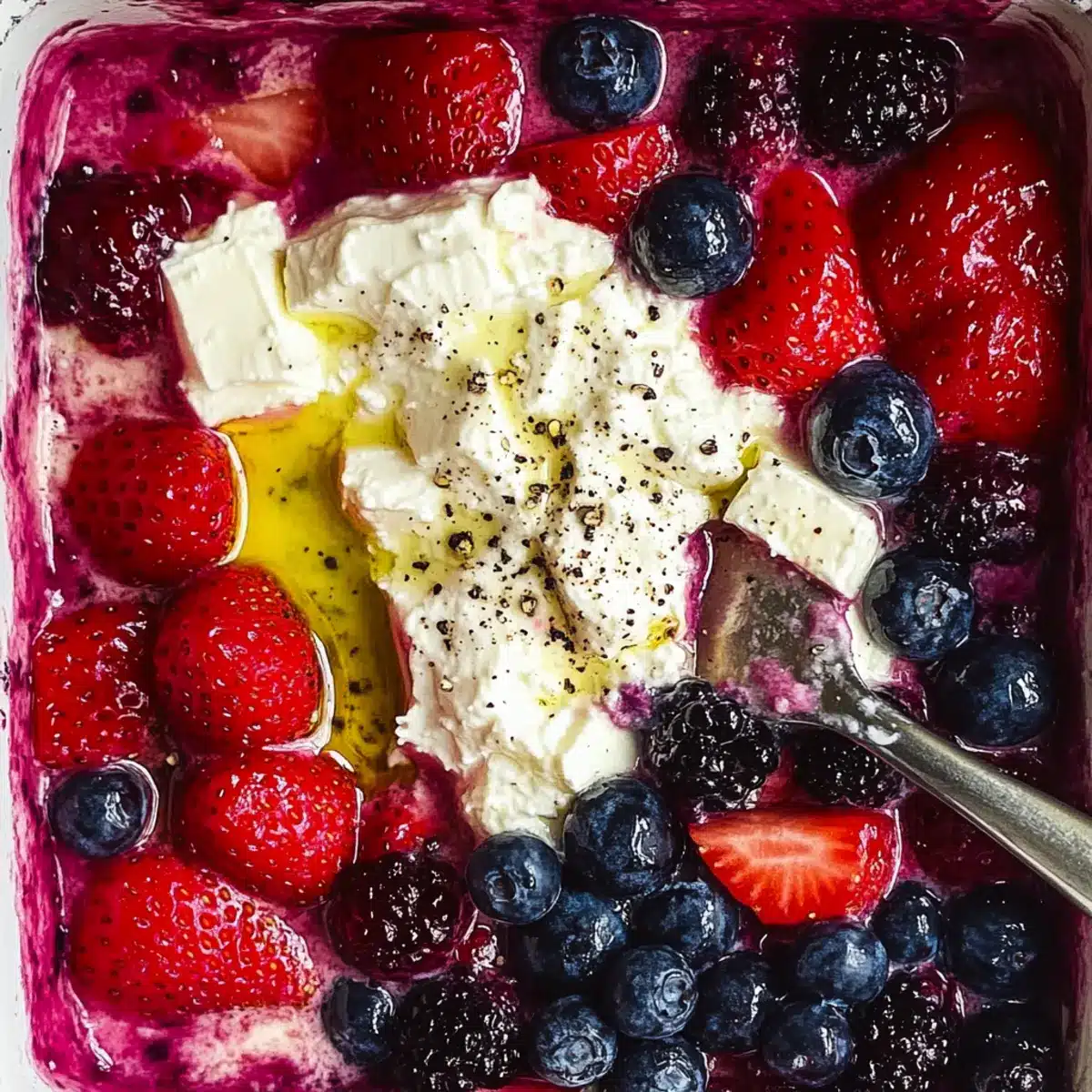 Baked Feta Berry Dip