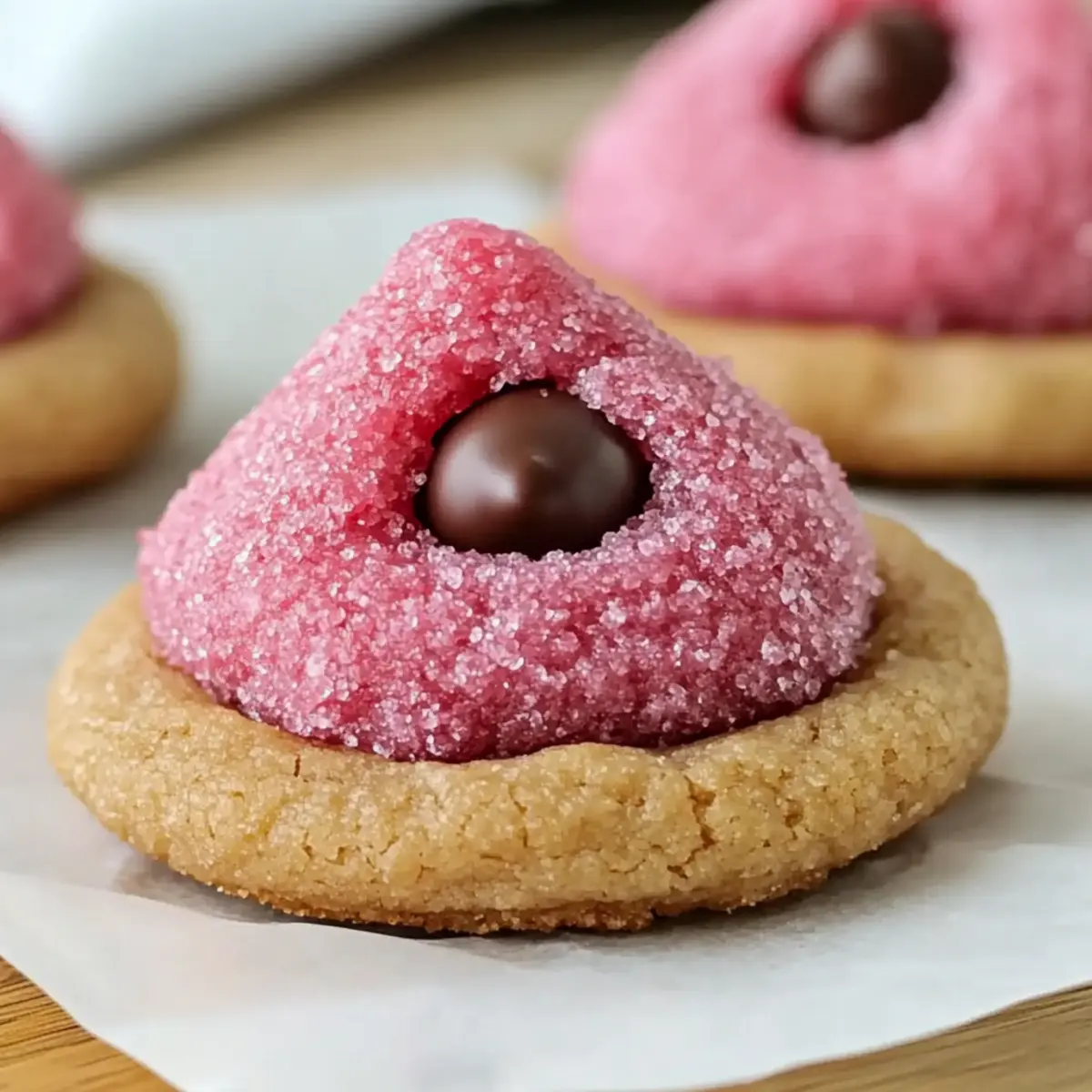Strawberry Kiss Cookies