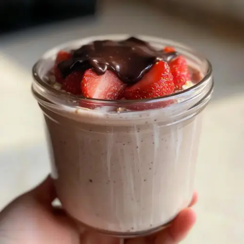Blended Strawberry Oats