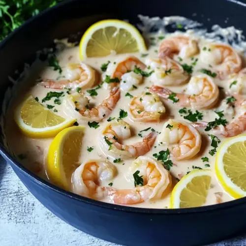 Creamy Lemon Shrimp