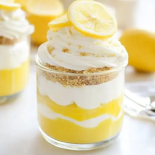 Lemon Curd and Vanilla Cheesecake Parfaits