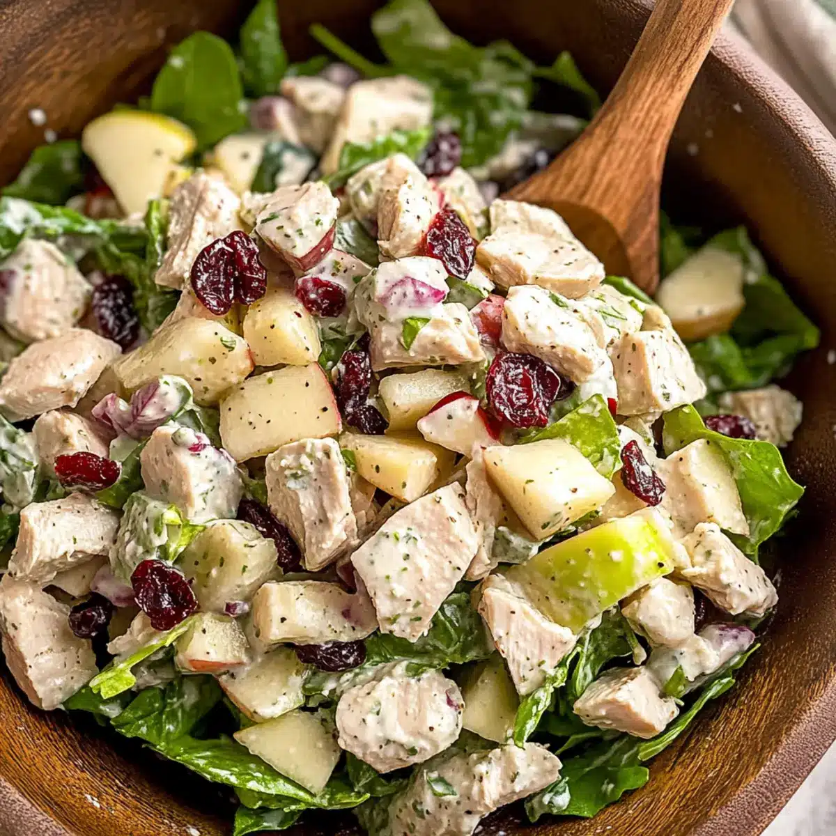 Chicken Salad with Apples