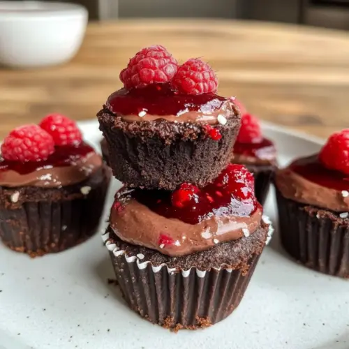 No Bake Raspberry Chocolate Mousse Cups