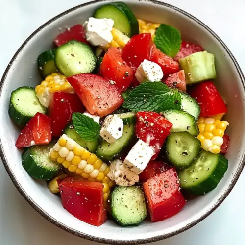 Corn and Cucumber Picnic Salad