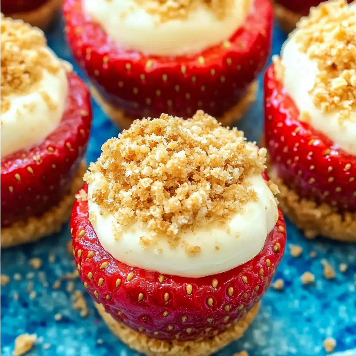Cheesecake-Stuffed Strawberries