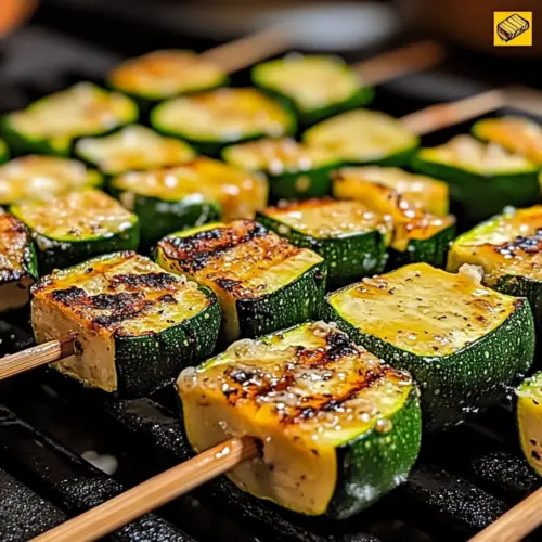Garlic Butter Zucchini Skewers