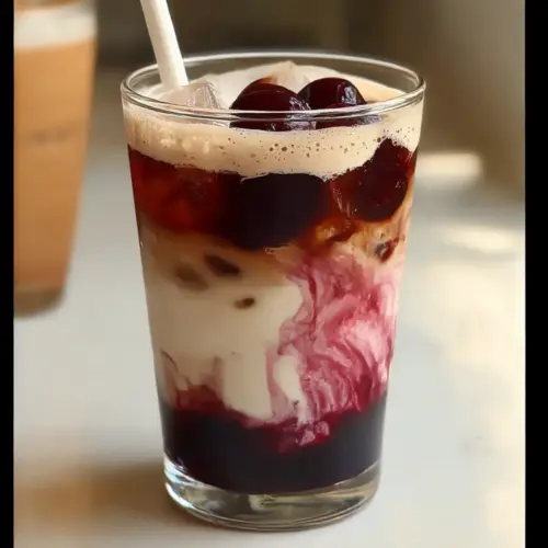 Cherry Vanilla Iced Latte
