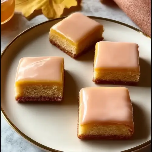 Baked Maple Donut Bars