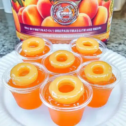 Crown Peach Jello Shots