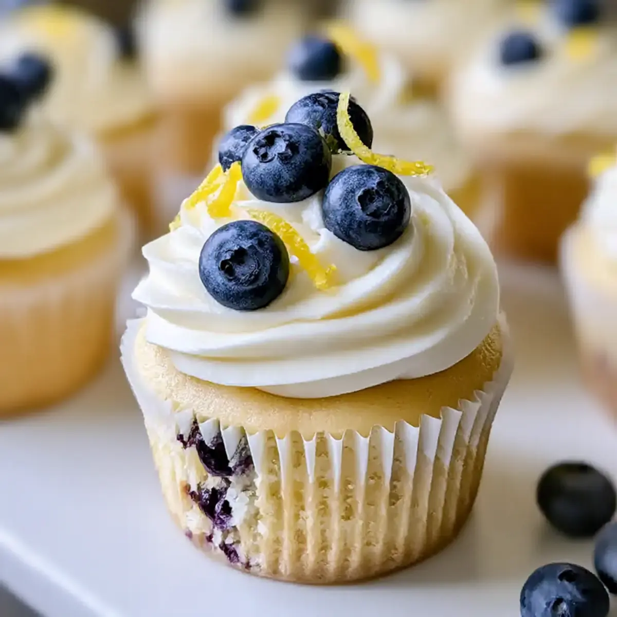 Lemon Blueberry Cupcakes