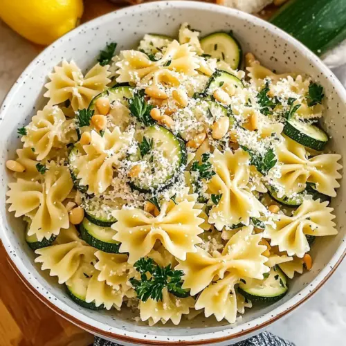 Lemon Zucchini Pasta