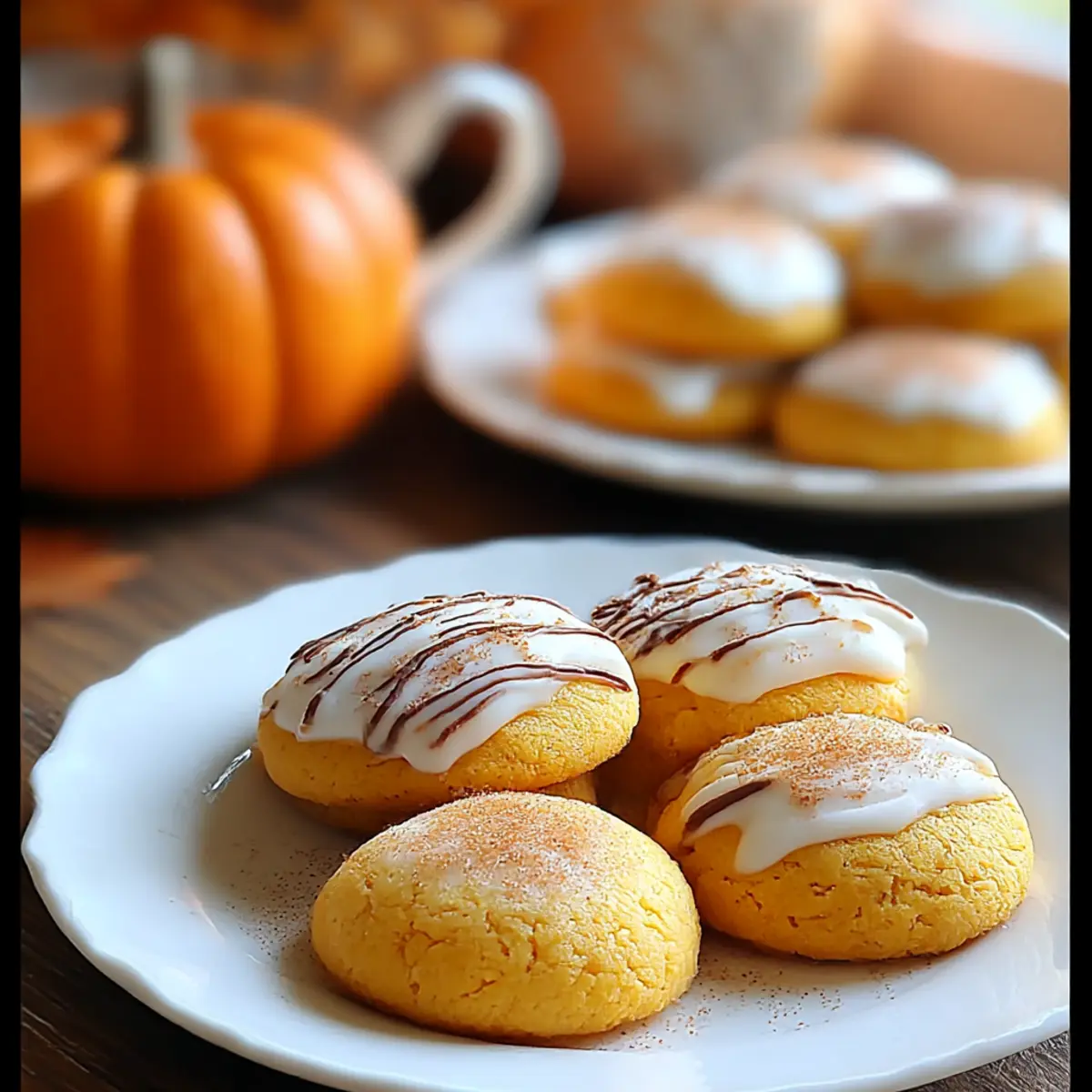 Pumpkin Sugar Cookies