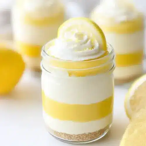 Lemon Curd and Vanilla Cheesecake Parfaits