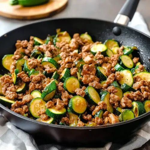 Ground Turkey and Zucchini Skillet