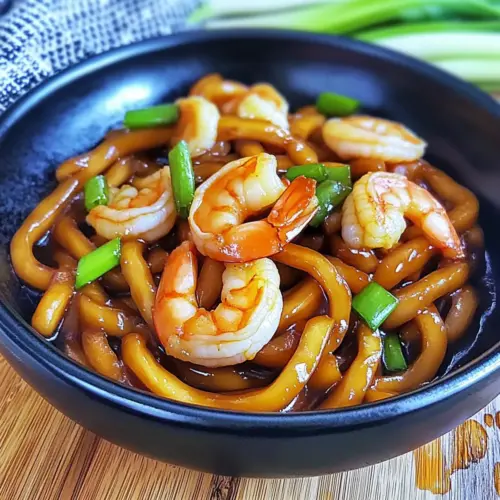 Yaki Udon with Shrimp in 20 Minutes