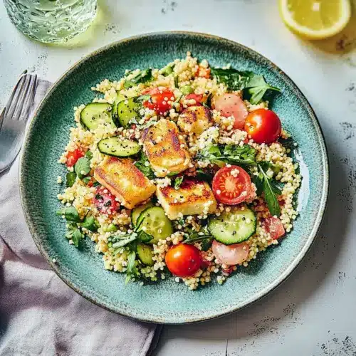 Halloumi Couscous Salad